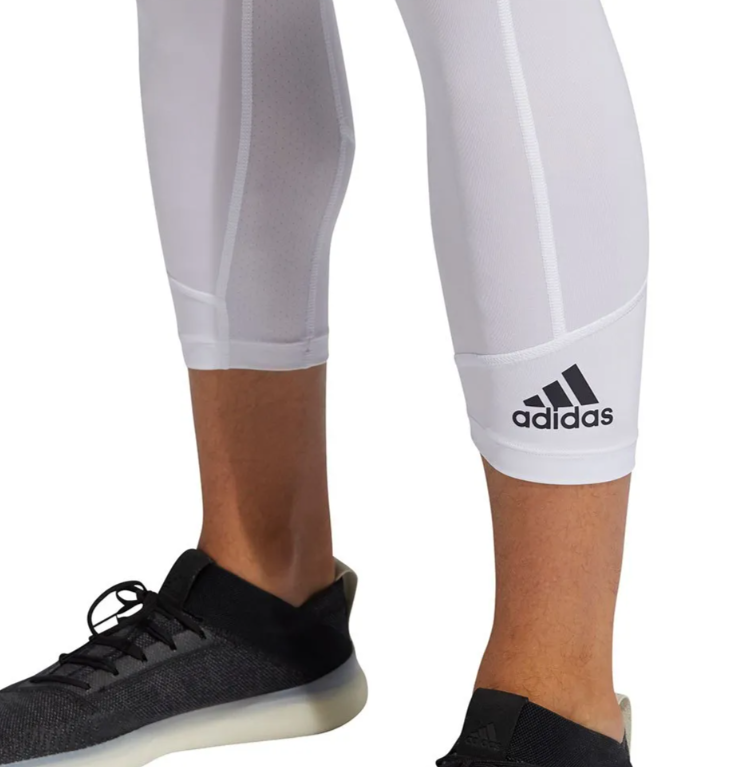 adidas TechFit Compression Long Tights ClimaLite Underlayer - White