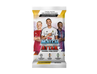 Topps 2025 -26 Match Attax UEFA Club Champions League Trading Cards - Single Pack