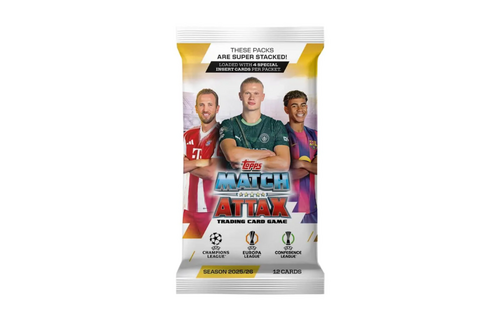 Topps 2025 -26 Match Attax UEFA Club Champions League Trading Cards - Single Pack