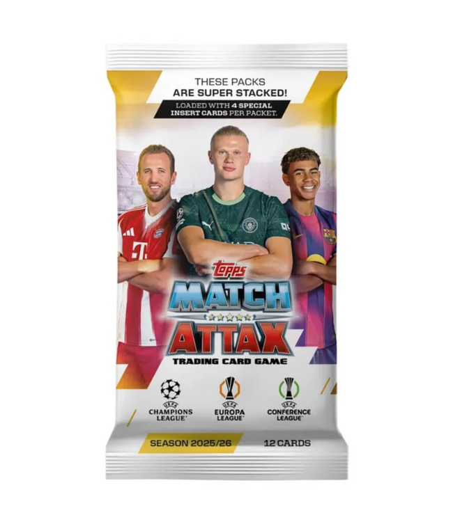 Topps Topps 2025 -26 Match Attax UEFA Club Champions League Trading Cards - Single Pack