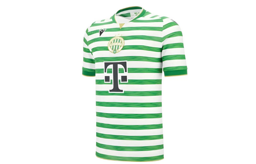 Macron Ferencváros 2025 - 26 Authentic Home Jersey - Green/White/Gold