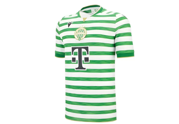 Macron Ferencváros 2025 - 26 Authentic Home Jersey - Green/White/Gold