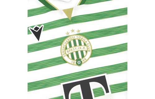 Macron Ferencváros 2025 - 26 Authentic Home Jersey - Green/White/Gold
