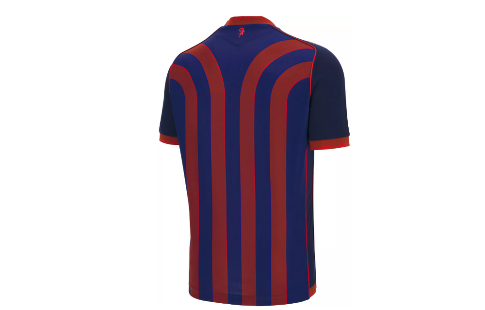 Macron FC Basel 2025- 26 Authentic Home Jersey - Red/Royal Blue/Gold