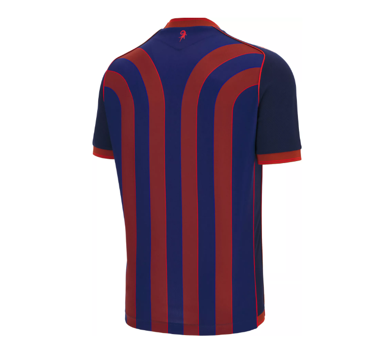 Macron FC Basel 2025- 26 Authentic Home Jersey - Red/Royal Blue/Gold