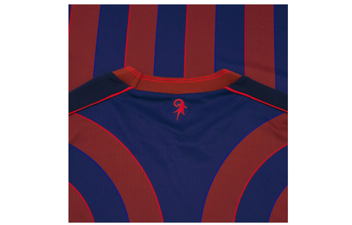 Macron FC Basel 2025- 26 Authentic Home Jersey - Red/Royal Blue/Gold