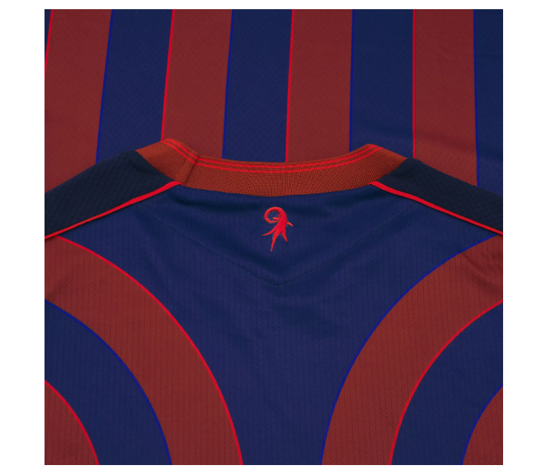 Macron FC Basel 2025- 26 Authentic Home Jersey - Red/Royal Blue/Gold