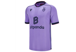 Macron FC Basel 2025- 26 Authentic Away Jersey - Purple/Black