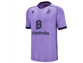 Macron FC Basel 2025- 26 Authentic Away Jersey - Purple/Black