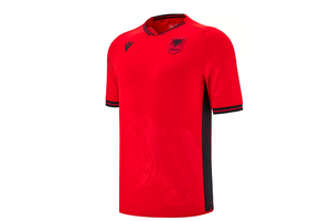 Macron Albania WC World Cup 2026 Authentic Home Jersey - Red/Black