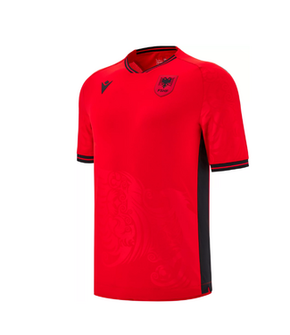 Macron Macron Albania WC World Cup 2026 Authentic Home Jersey - Red/Black