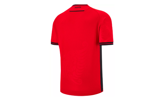 Macron Albania WC World Cup 2026 Authentic Home Jersey - Red/Black