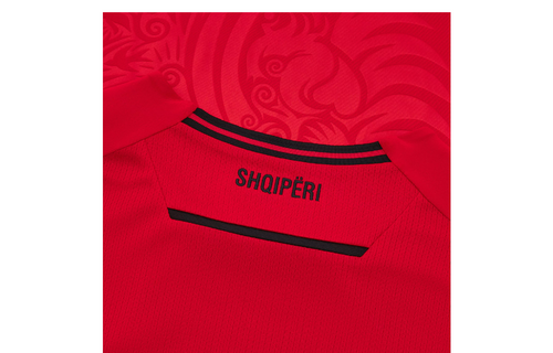 Macron Albania WC World Cup 2026 Authentic Home Jersey - Red/Black