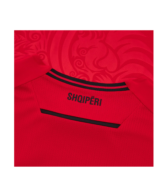 Macron Macron Albania WC World Cup 2026 Authentic Home Jersey - Red/Black