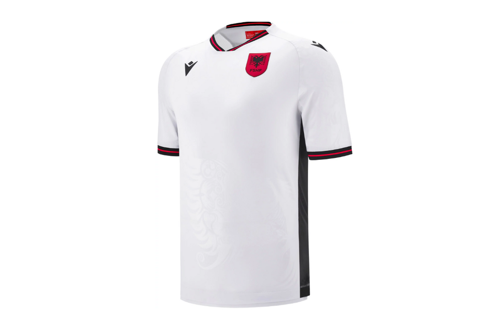 Macron Albania WC World Cup 2026 Authentic Away Jersey - White/Black
