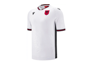 Macron Albania WC World Cup 2026 Authentic Away Jersey - White/Black