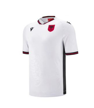 Macron Macron Albania WC World Cup 2026 Authentic Away Jersey - White/Black