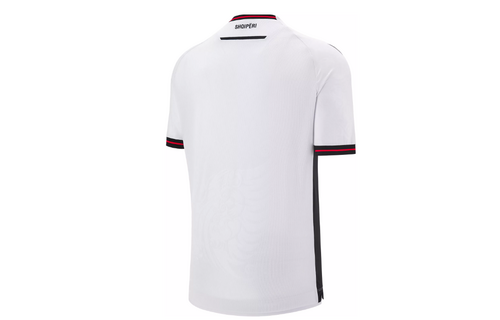 Macron Albania WC World Cup 2026 Authentic Away Jersey - White/Black