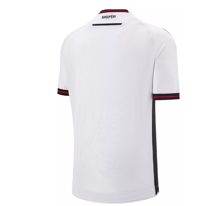 Macron Albania WC World Cup 2026 Authentic Away Jersey - White/Black