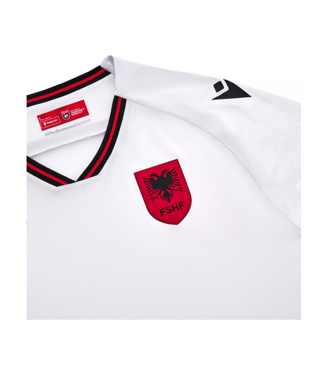 Macron Macron Albania WC World Cup 2026 Authentic Away Jersey - White/Black