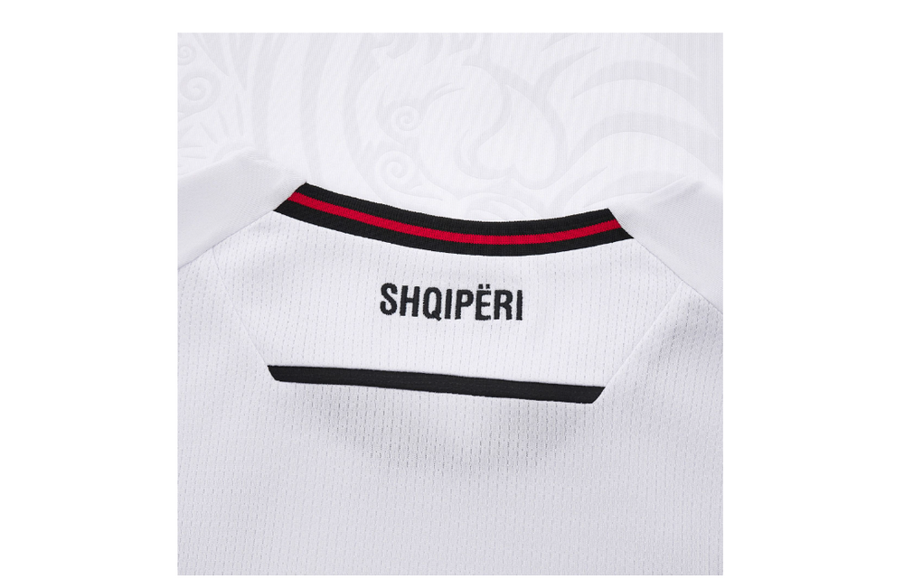 Macron Albania WC World Cup 2026 Authentic Away Jersey - White/Black