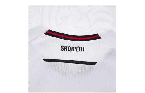 Macron Albania WC World Cup 2026 Authentic Away Jersey - White/Black