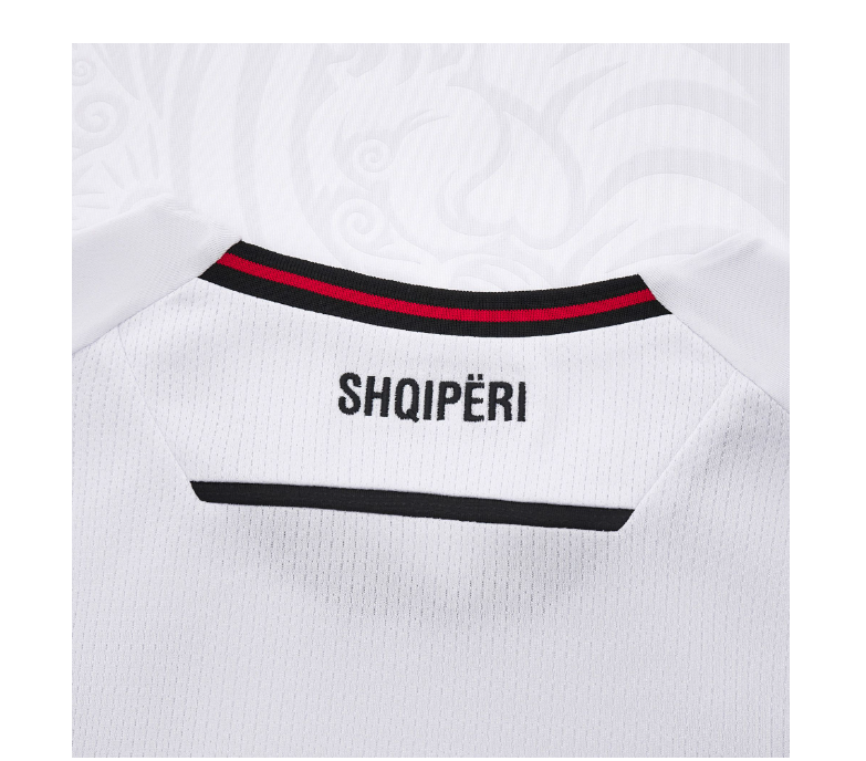 Macron Albania WC World Cup 2026 Authentic Away Jersey - White/Black