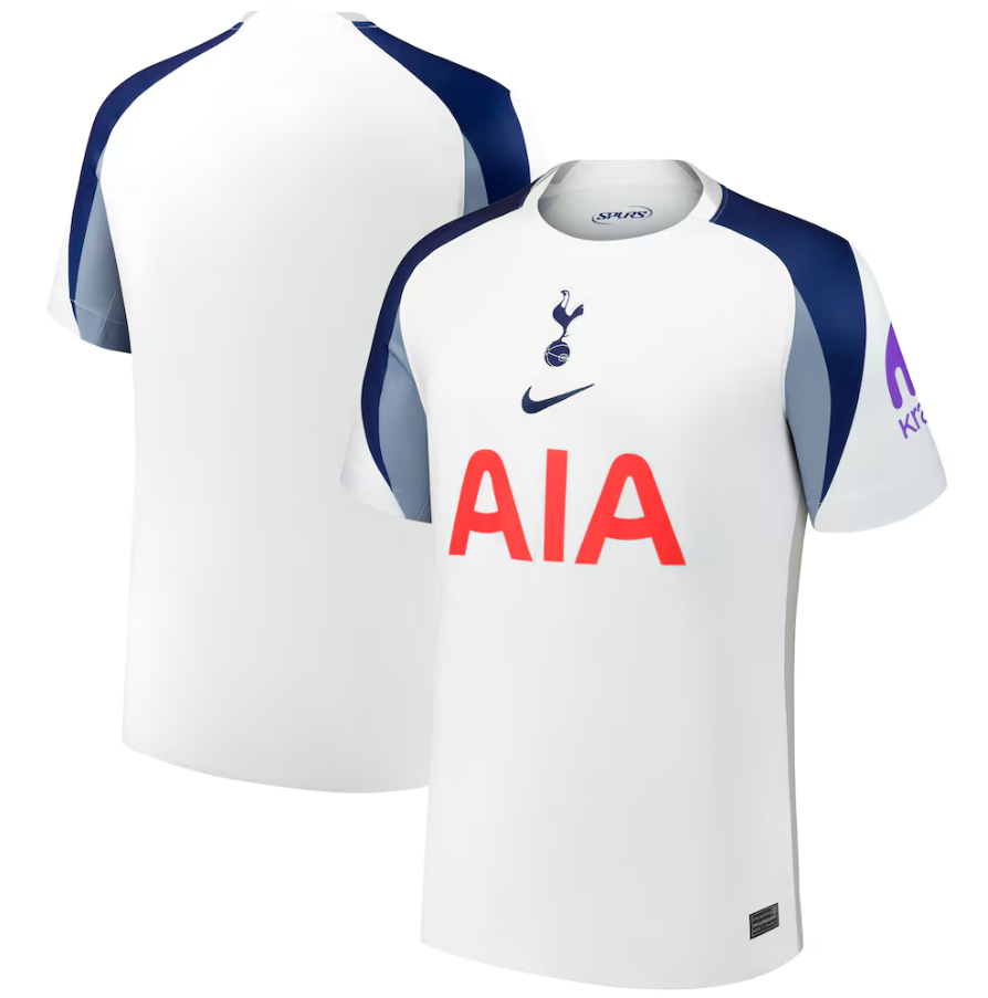 Nike Tottenham Hotspur 2025- 26 Home Jersey - White/Light Iron Ore/Binary Blue