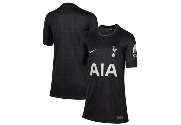 Nike Tottenham Hotspur 2025 - 26 Youth Away Jersey - Black/Light Iron Ore