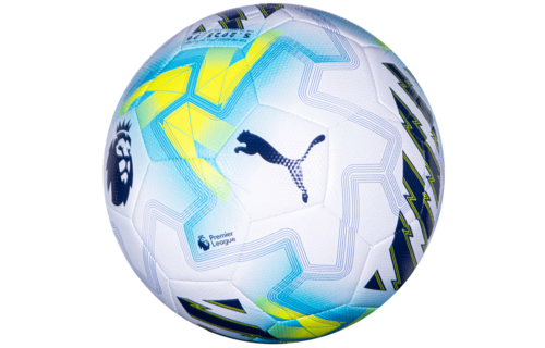 Puma Premier League 2025 - 26  Orbita Cup Lights Ball - White/Team Aqua/Ultra Blue