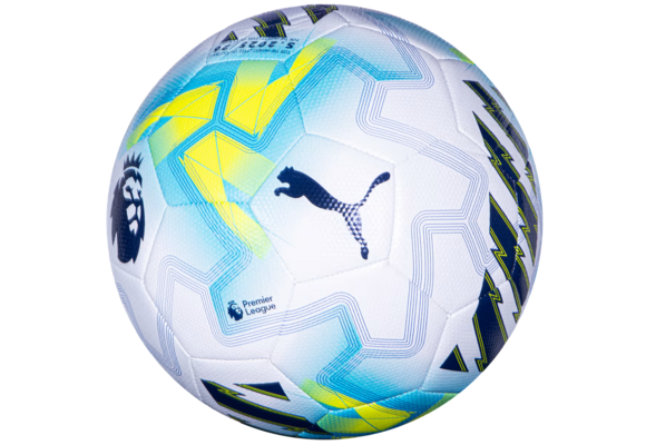 Puma Premier League 2025 - 26  Orbita Cup Lights Ball - White/Team Aqua/Ultra Blue
