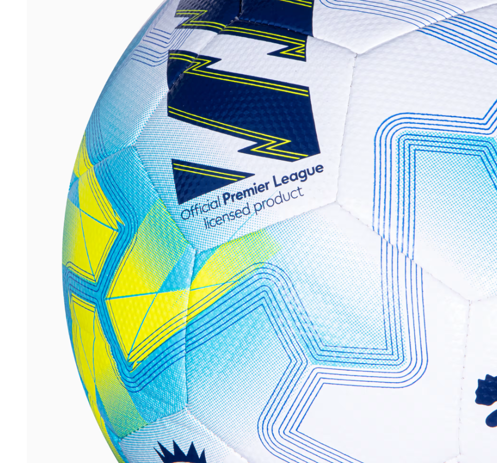 Puma Premier League 2025 - 26  Orbita Cup Lights Ball - White/Team Aqua/Ultra Blue