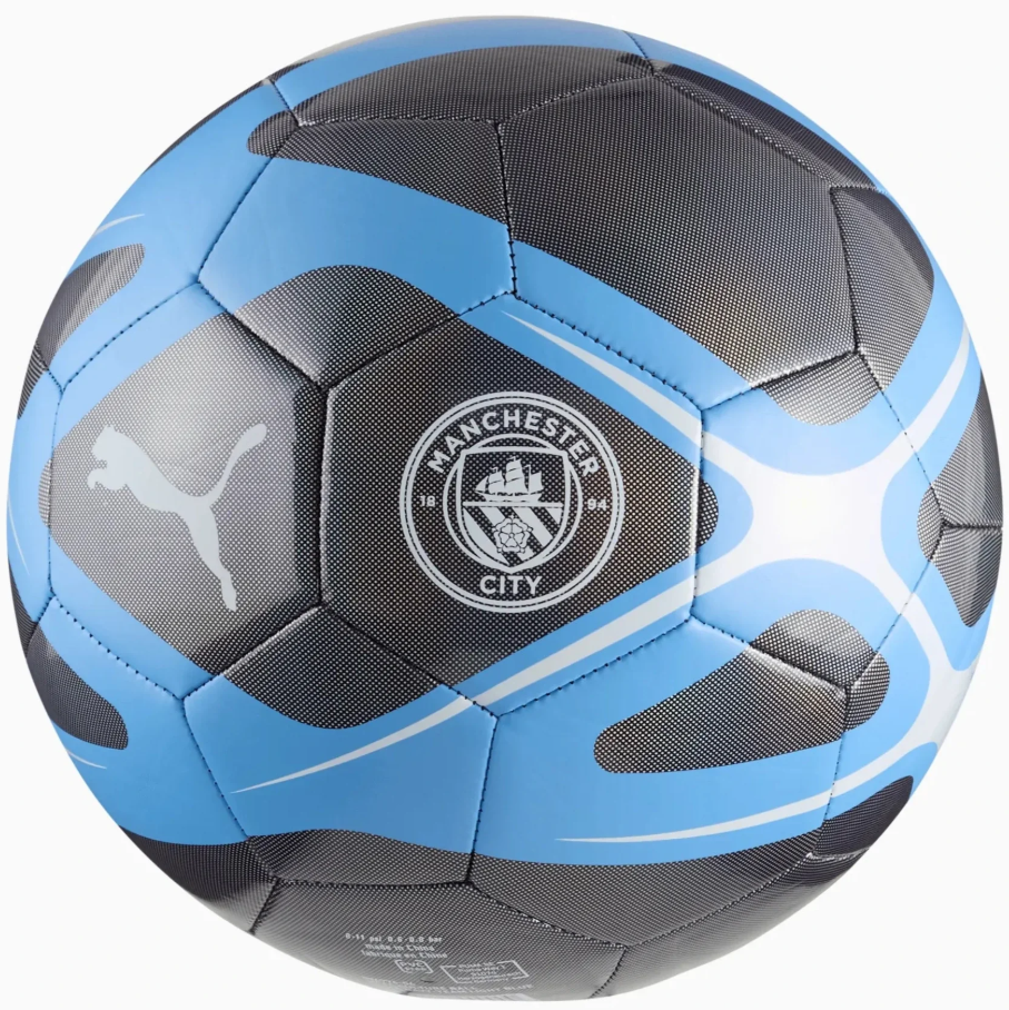 Puma Manchester City 2025 - 26 ftBl Culture PreMatch Soccer Ball - Navy/Light Blue