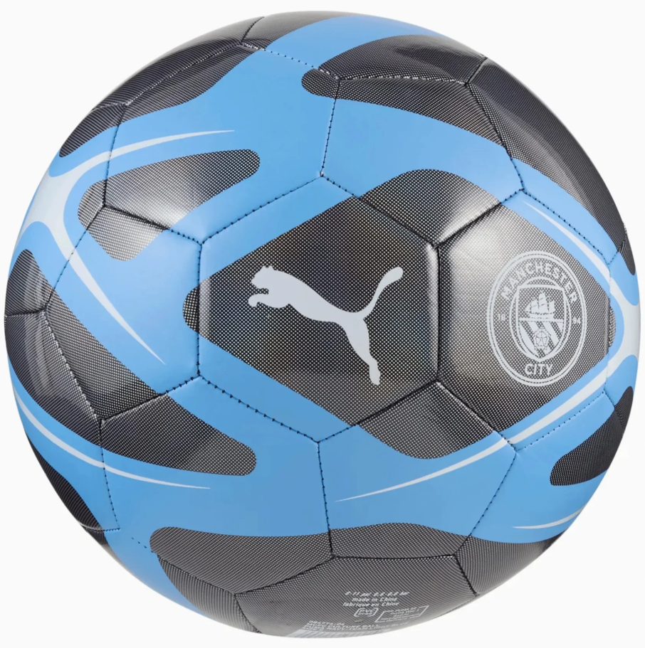 Puma Manchester City 2025 - 26 ftBl Culture PreMatch Soccer Ball - Navy/Light Blue