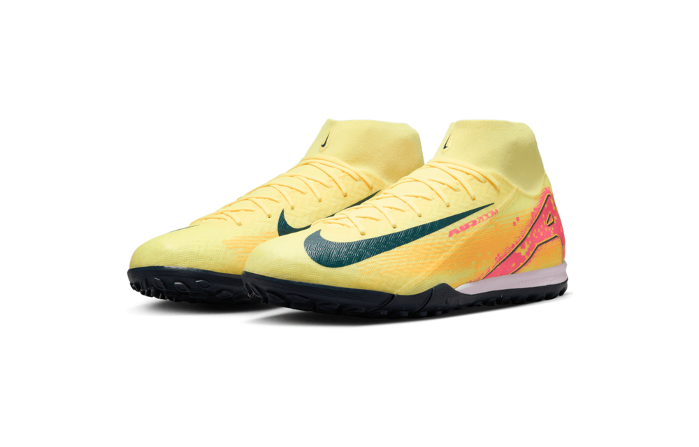 Nike Zoom Mercurial Superfly 10 KM Mbappe Academy TF Turf - Light Laser Orange/Armory Navy