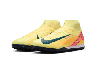 Nike Zoom Mercurial Superfly 10 KM Mbappe Academy TF Turf - Light Laser Orange/Armory Navy