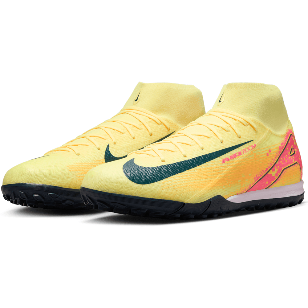 Nike Zoom Mercurial Superfly 10 KM Mbappe Academy TF Turf - Light Laser Orange/Armory Navy