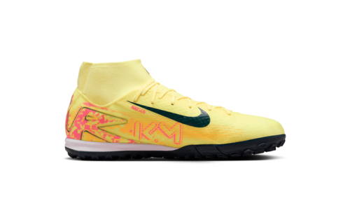 Nike Zoom Mercurial Superfly 10 KM Mbappe Academy TF Turf - Light Laser Orange/Armory Navy