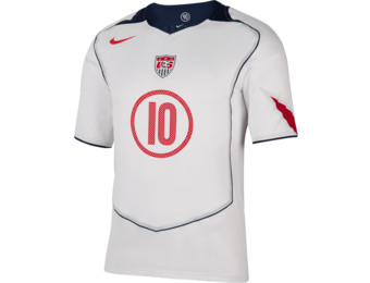 Nike USA United States USMNT 2004 Landon Donovan T90 Reissue Home Jersey - White/College Navy/Red