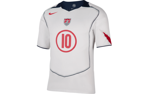 Nike USA United States USMNT 2004 Landon Donovan T90 Reissue Home Jersey - White/College Navy/Red
