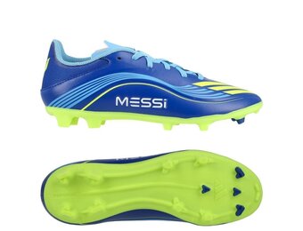 adidas Jr F50 League Messi VIS10N FG / MG - Royal Blue/Solar Yellow/Semi Blue Burst