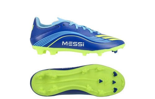 adidas Jr F50 League Messi VIS10N FG / MG - Royal Blue/Solar Yellow/Semi Blue Burst