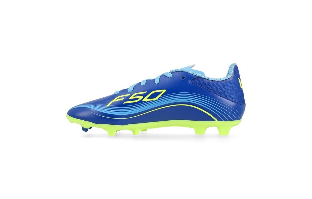 adidas Jr F50 League Messi VIS10N FG / MG - Royal Blue/Solar Yellow/Semi Blue Burst