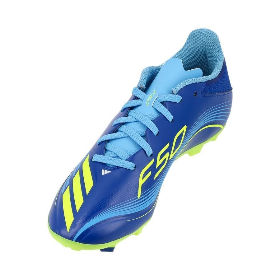 adidas Jr F50 League Messi VIS10N FG / MG - Royal Blue/Solar Yellow/Semi Blue Burst