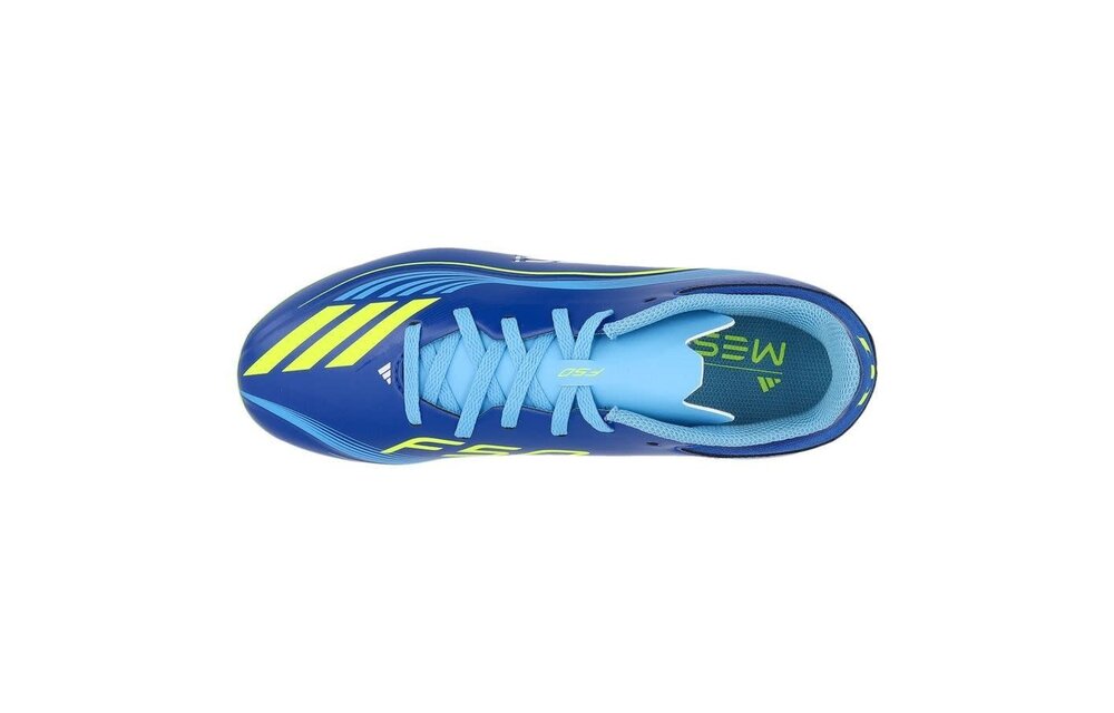 adidas Jr F50 League Messi VIS10N FG / MG - Royal Blue/Solar Yellow/Semi Blue Burst