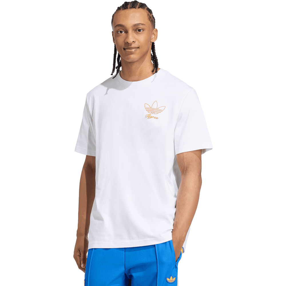adidas Tigres UANL 2025 - 26 Terrace Icon Graphic Tee Shirt - White