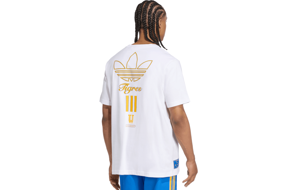 adidas Tigres UANL 2025 - 26 Terrace Icon Graphic Tee Shirt - White