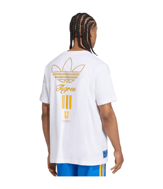 adidas adidas Tigres UANL 2025 - 26 Terrace Icon Graphic Tee Shirt - White
