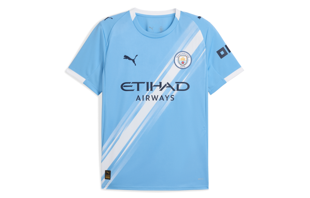 Puma Manchester City 2025 - 26 Authentic Home Jersey - Light Blue/White