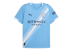 Puma Manchester City 2025 - 26 Authentic Home Jersey - Light Blue/White
